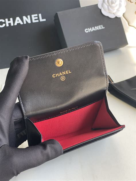 chanel passport holder replica|chanel 19 flap card holder.